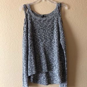 Express cold shoulder sweater